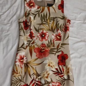 Enfocus Studio Floral Sleeveless Bodycon Dress